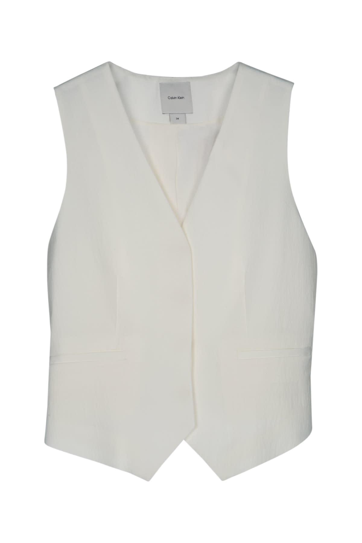 calvin klein tech texture waistcoat