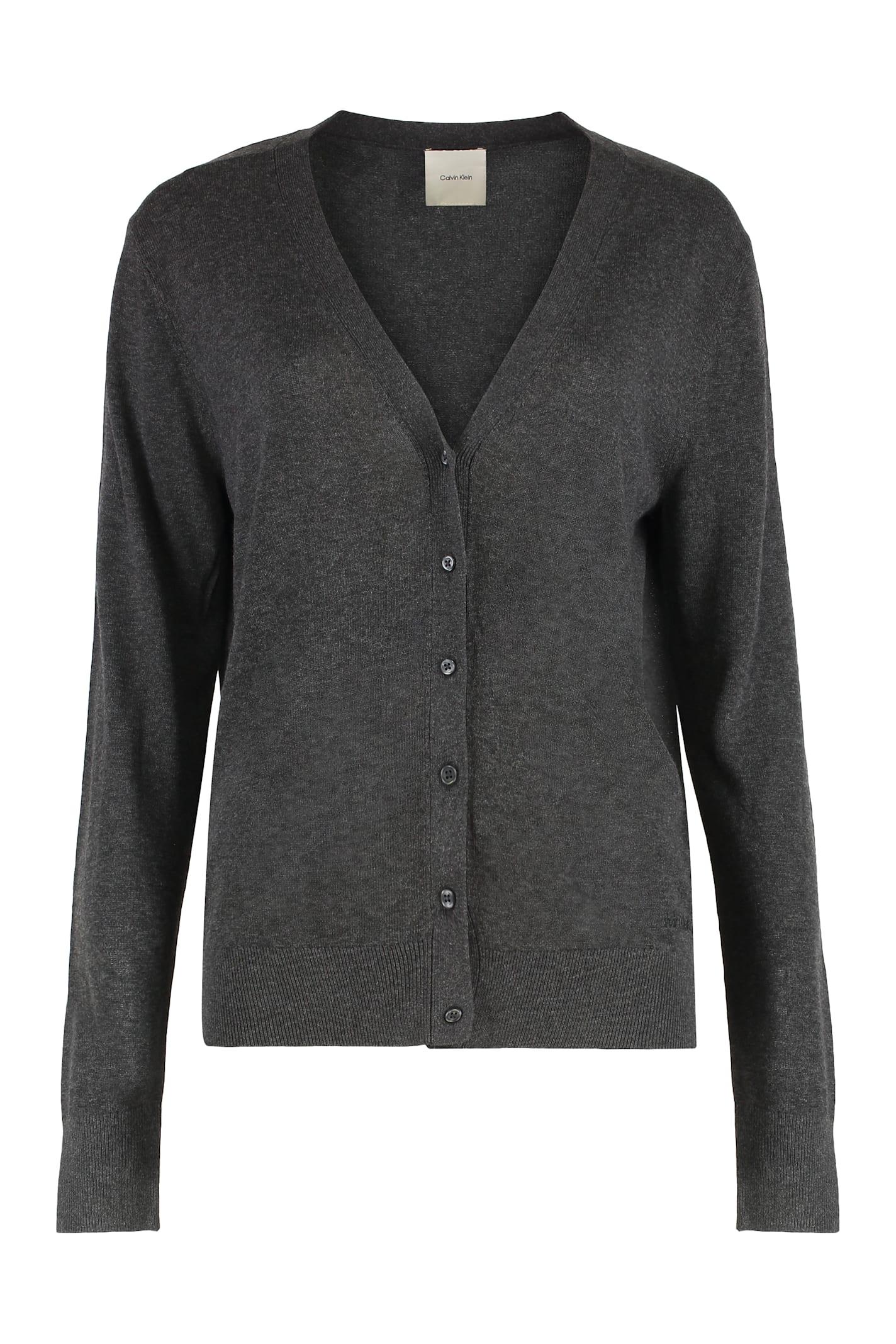 calvin klein viscose cardigan