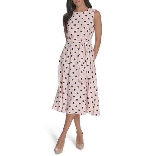 calvin klein women's dress, blossom/indigo, 14