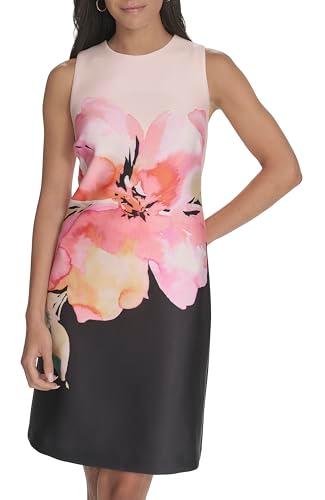 calvin klein women's dress, tulip multi, 8