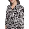 calvin klein women's dresses dress, bk/stony beige mlt, 8