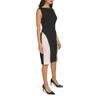 calvin klein women's dresses dress, black/jadeite/cream, 10