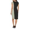 calvin klein women's dresses dress, black/jadeite/cream, 10
