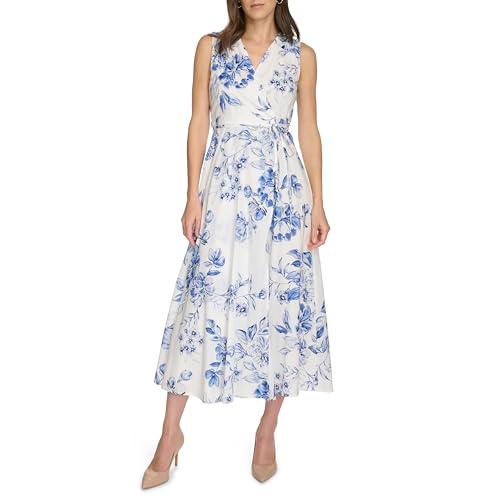 calvin klein women's dresses dress, cham multi, 2