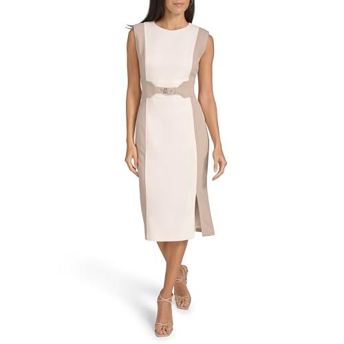 calvin klein women's dresses dress, cream/oyster, 10