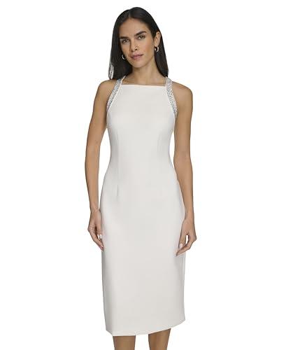 calvin klein women's dresses dress, crm/crystl, 2
