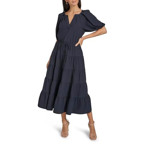 calvin klein women's dresses dress, indigo, 10