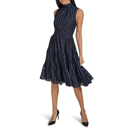 calvin klein women's dresses dress, indigo, 4