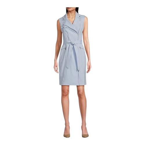 calvin klein women's dresses dress, regatta/white, 6