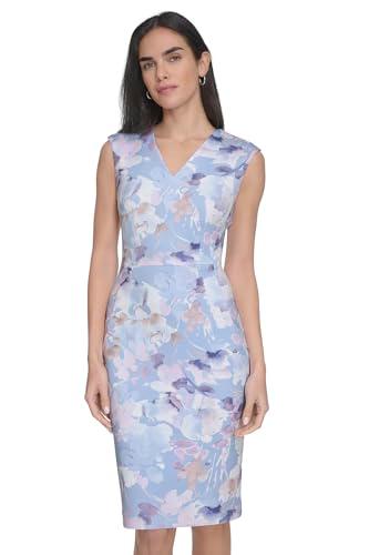 calvin klein women's dresses dress, serene multi, 8