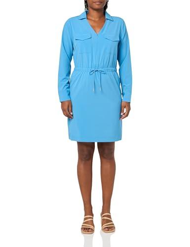 calvin klein women's dresses dress,steel blue,6