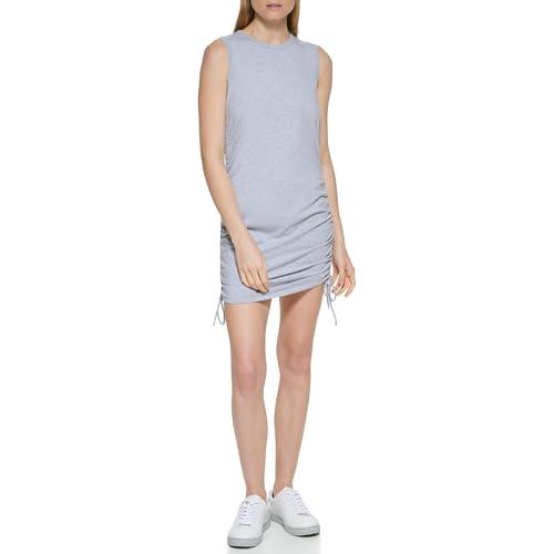 calvin klein women's jeans dress,pearl heather grey,small