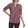 calvin klein women's sportswear blouse,jewel combo,m