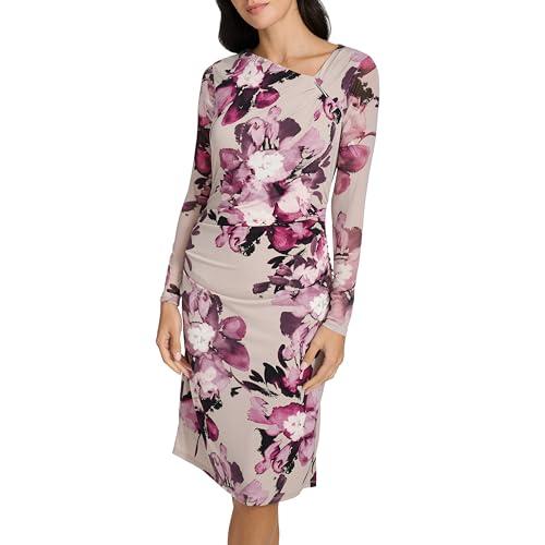 calvin klein women's sportswear dress, oyster multi, large