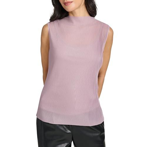 calvin klein women's sportswear top, lvnder frost, medium