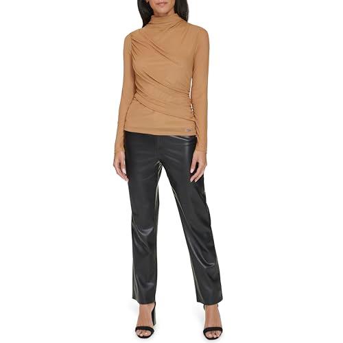 calvin klein women's sportswear top,luggage,xl