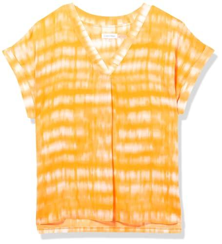calvin klein women's sportswear top,tumeric combo,2x