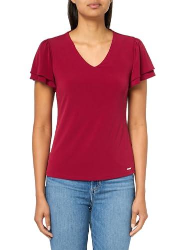 calvin klein women's suits knit top,persimmon,x-small