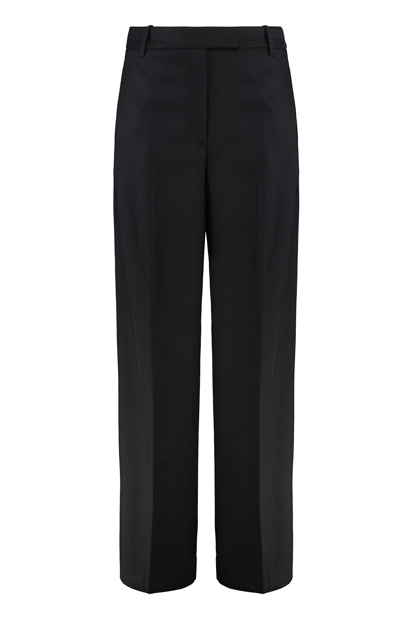 calvin klein wool gabardine trousers