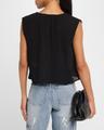 calyssa flowy v-neck top