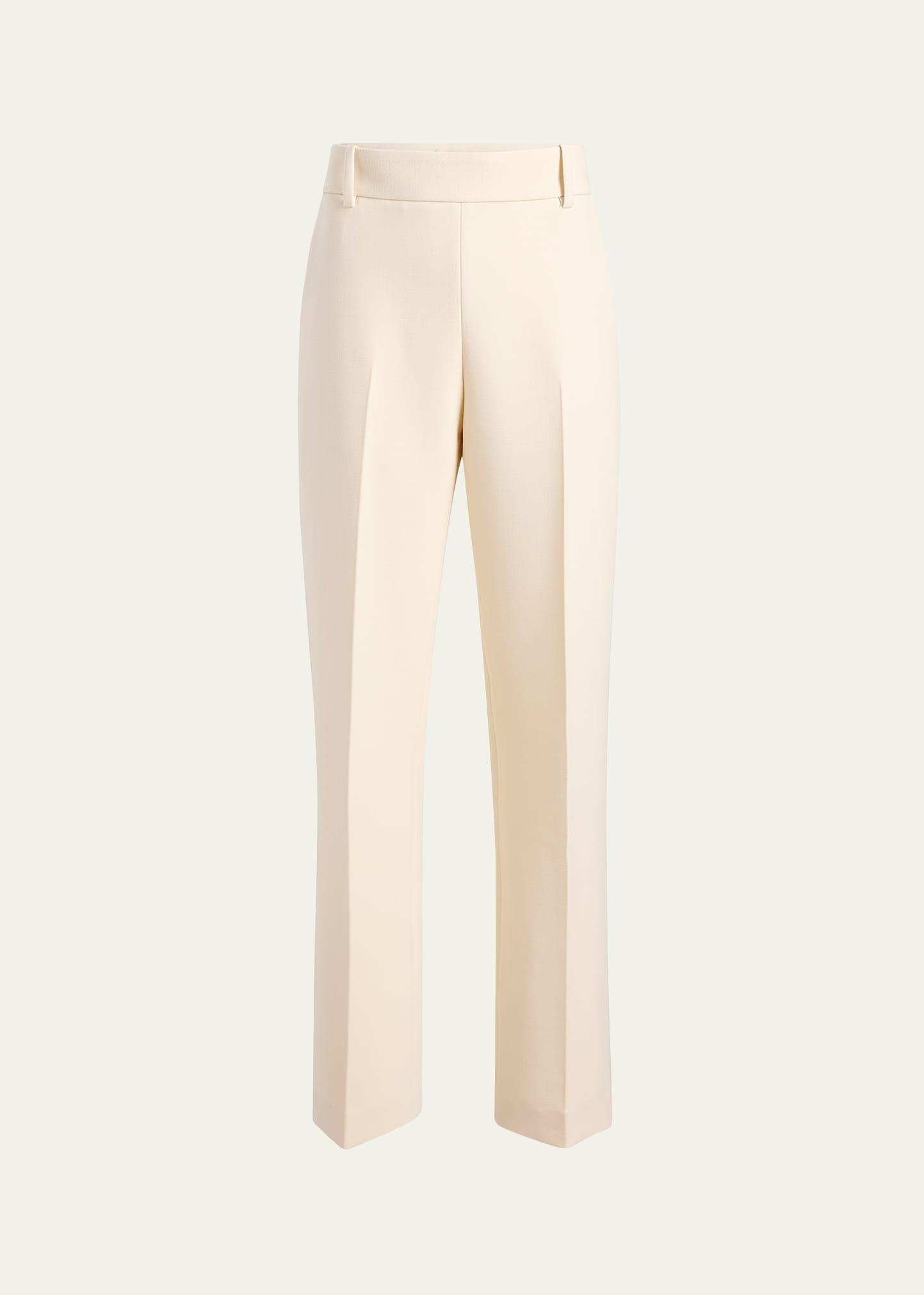 cambie straight-leg crepe pants