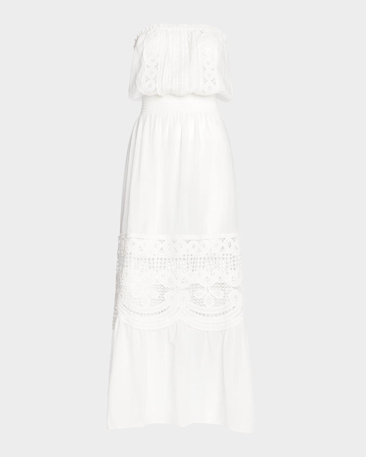 cambridge strapless maxi dress