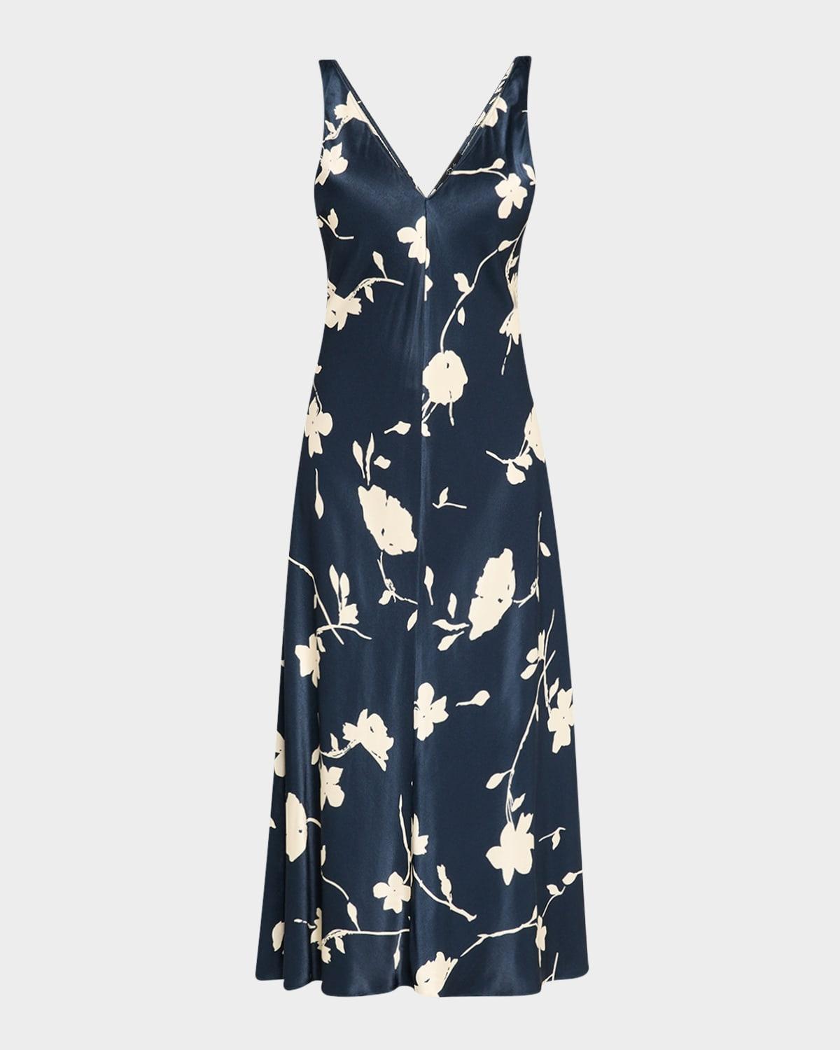 camellia midi dress