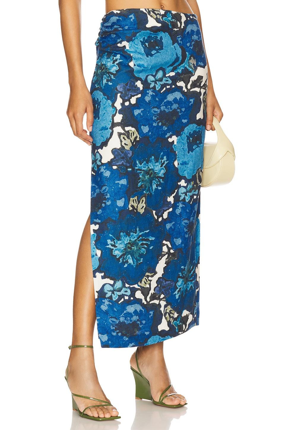 camellia midi skirt
