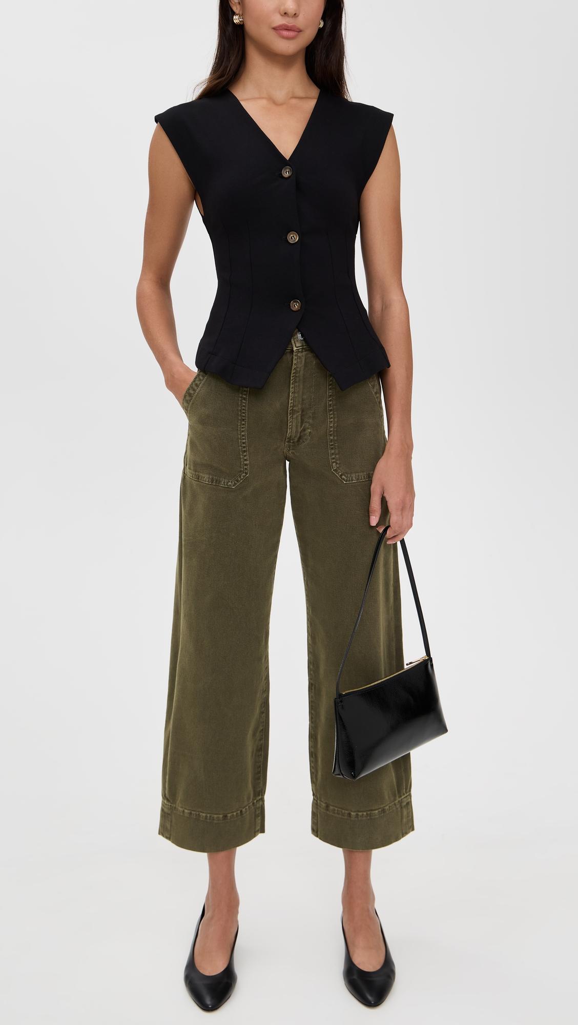 cameron ankle pants with utility pockets
