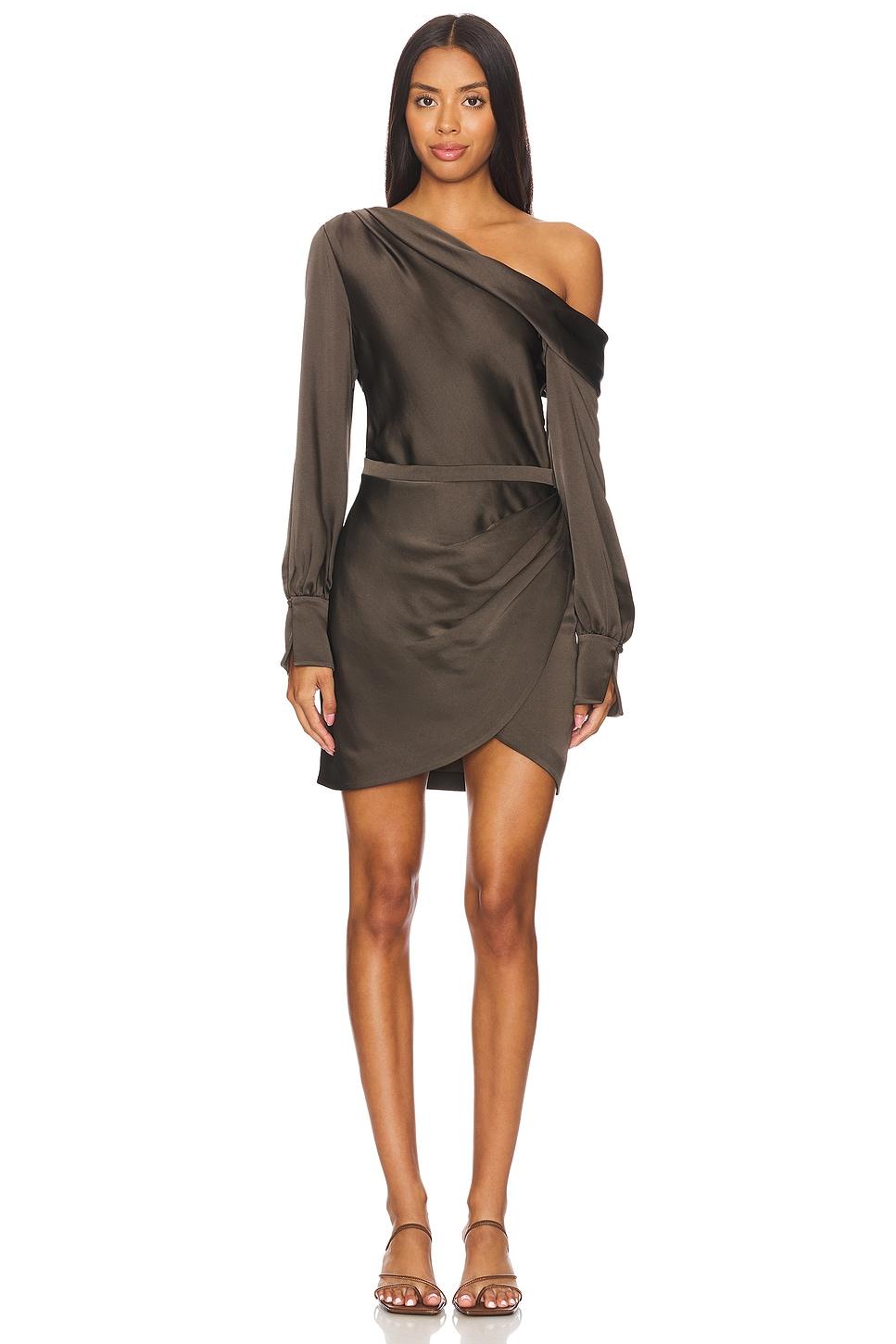 cameron one shoulder mini dress