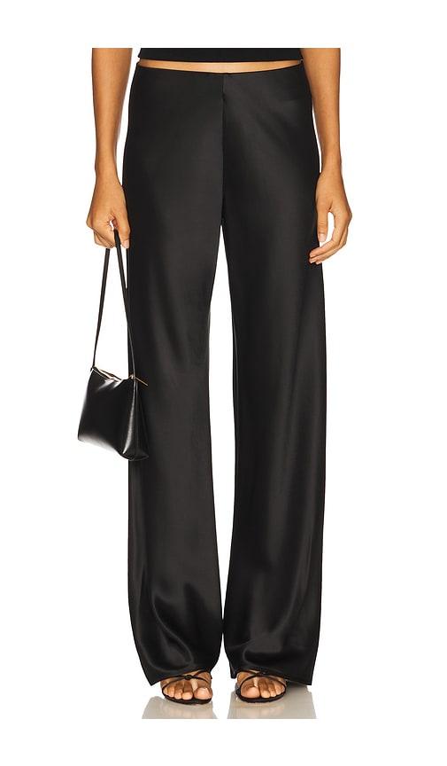 cami nyc bristol mid rise pant in black.