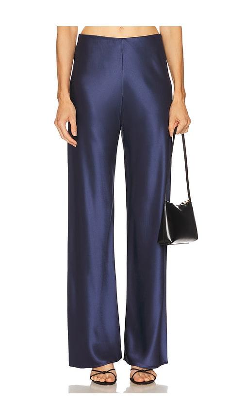 cami nyc bristol mid rise pant in navy.