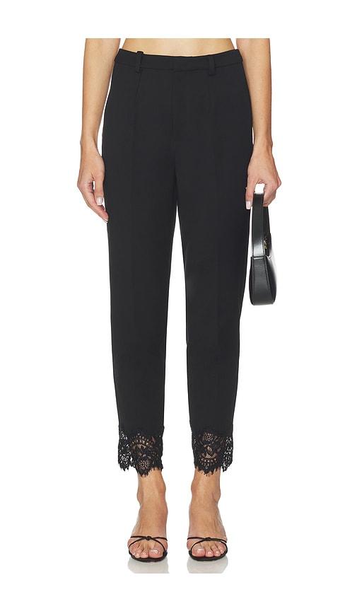 cami nyc cheyenne high rise pant in black.