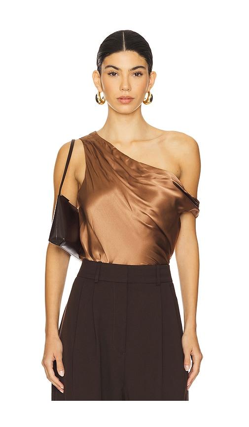 cami nyc kayo top in brown.