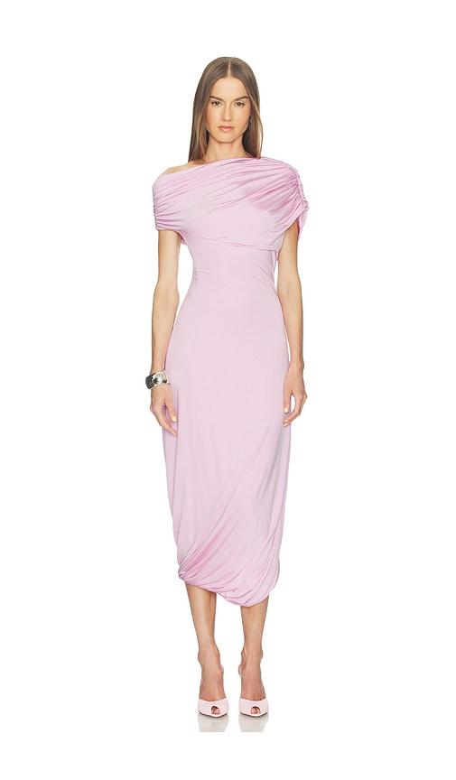 camila coelho adela dress in pink.