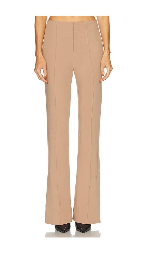 camila coelho amada pant in taupe.