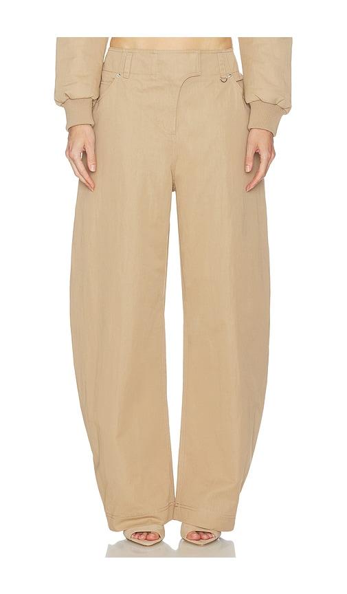 camila coelho amaia pants in tan.