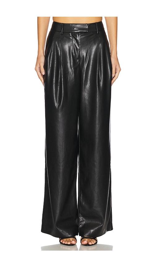 camila coelho diem trousers in black.