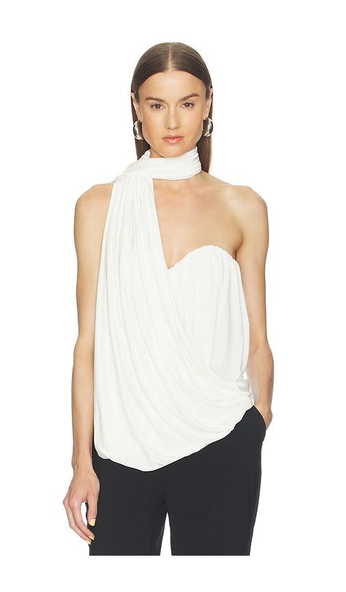 camila coelho serafina top in ivory.