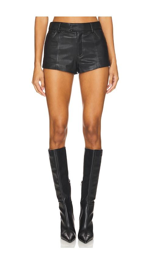 camila coelho zarah hot short in black.