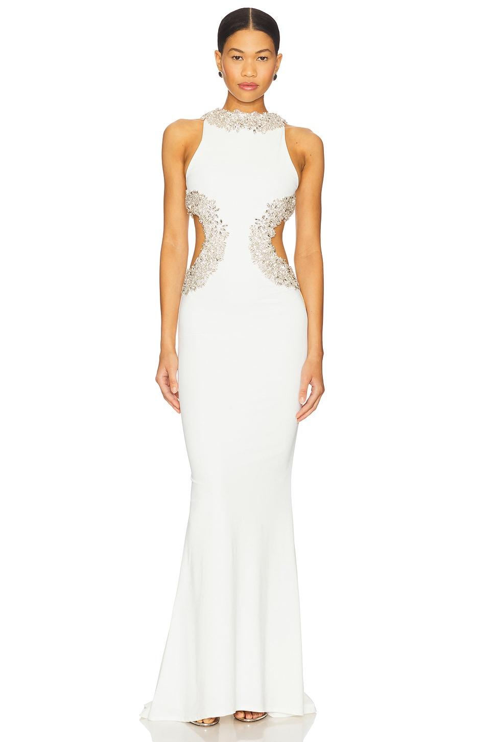 camila rhinestone gown