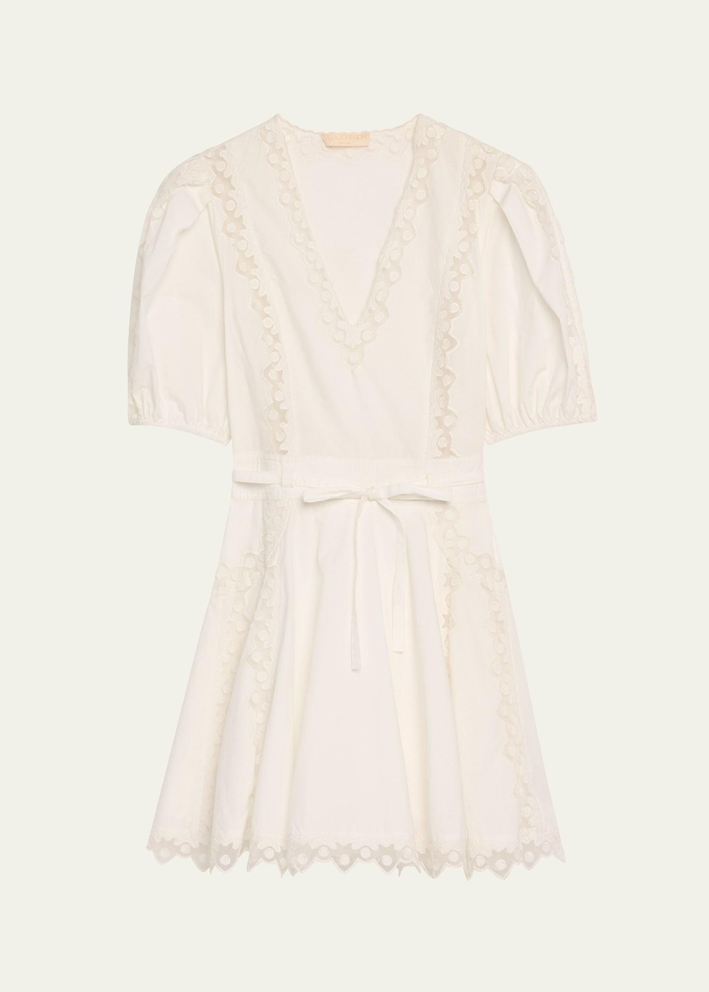 camila short-sleeve mini dress