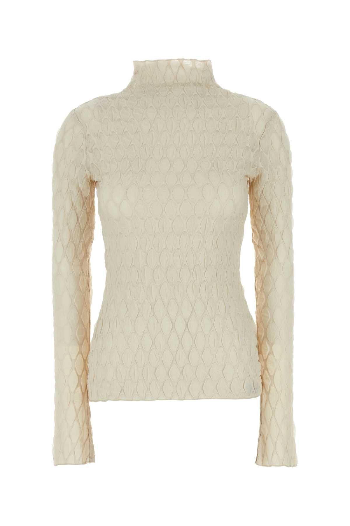camilla and marc ivory stretch polyester sissil top