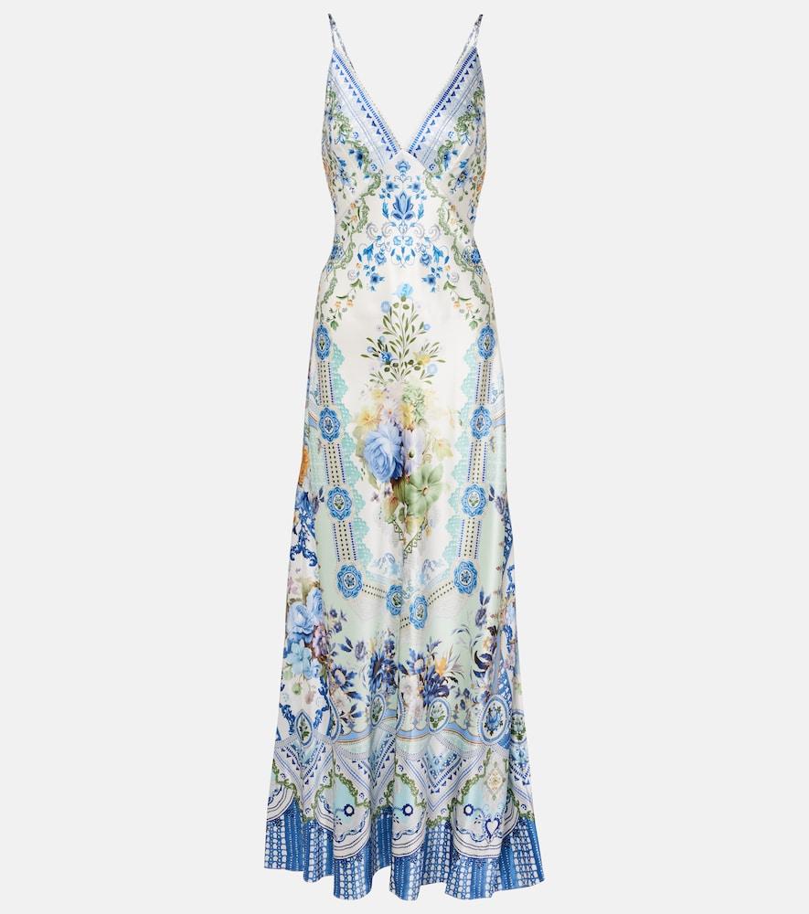 camilla my homespun heart silk slip dress