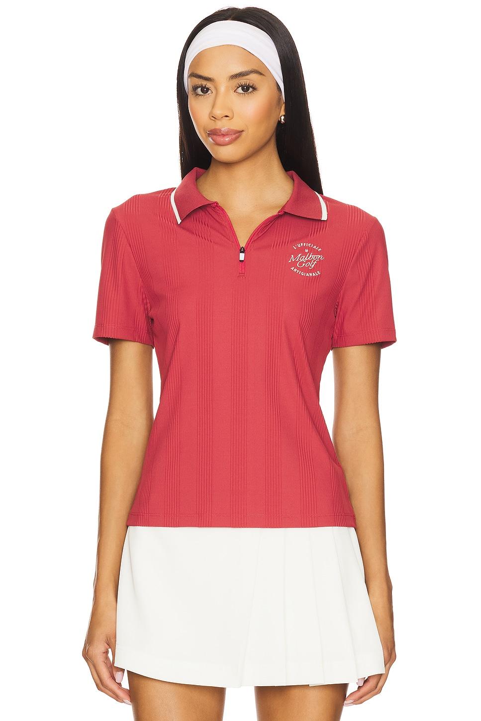 camilla quarter zip ss polo top