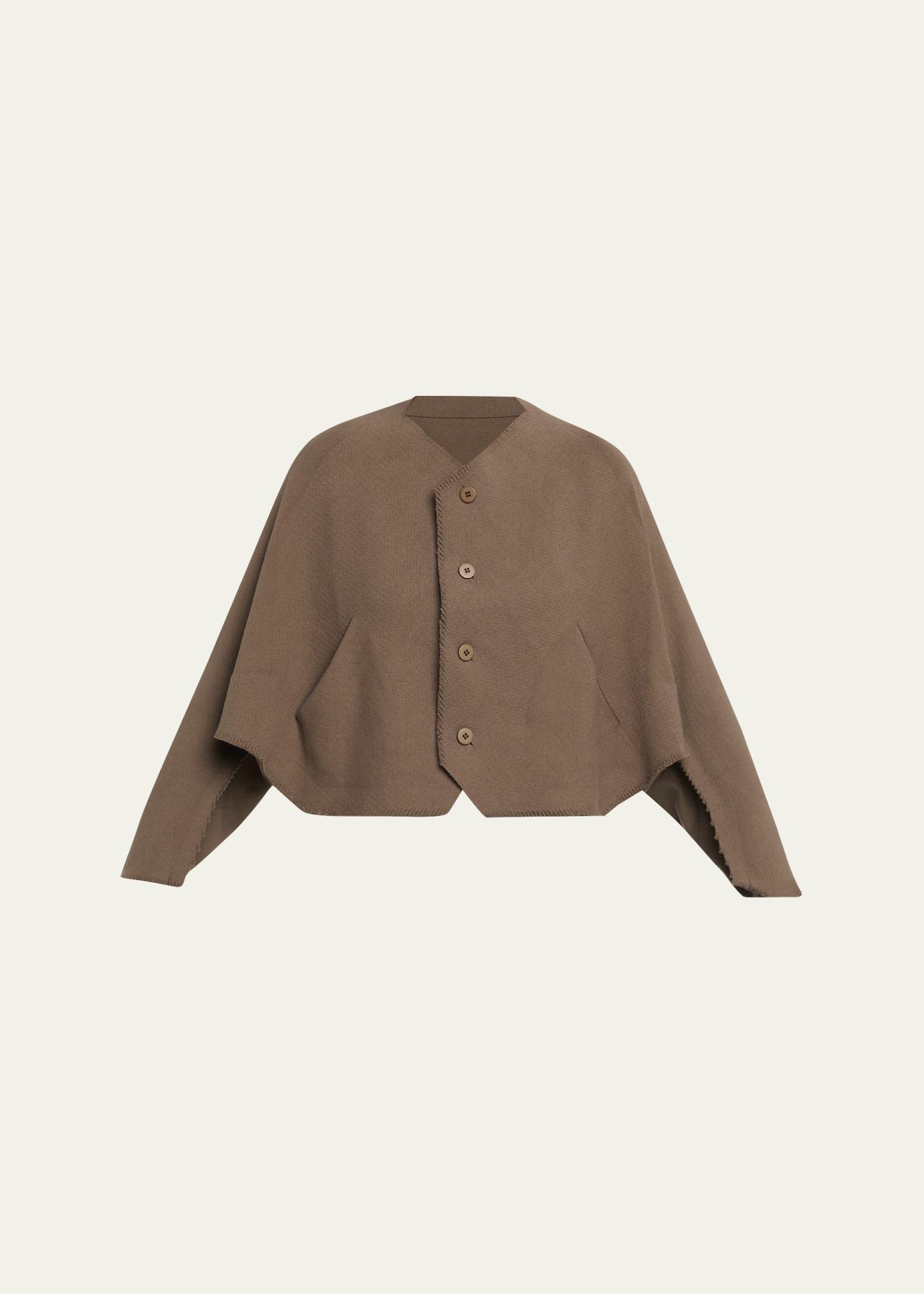 campagne boxy slit-edge sweater