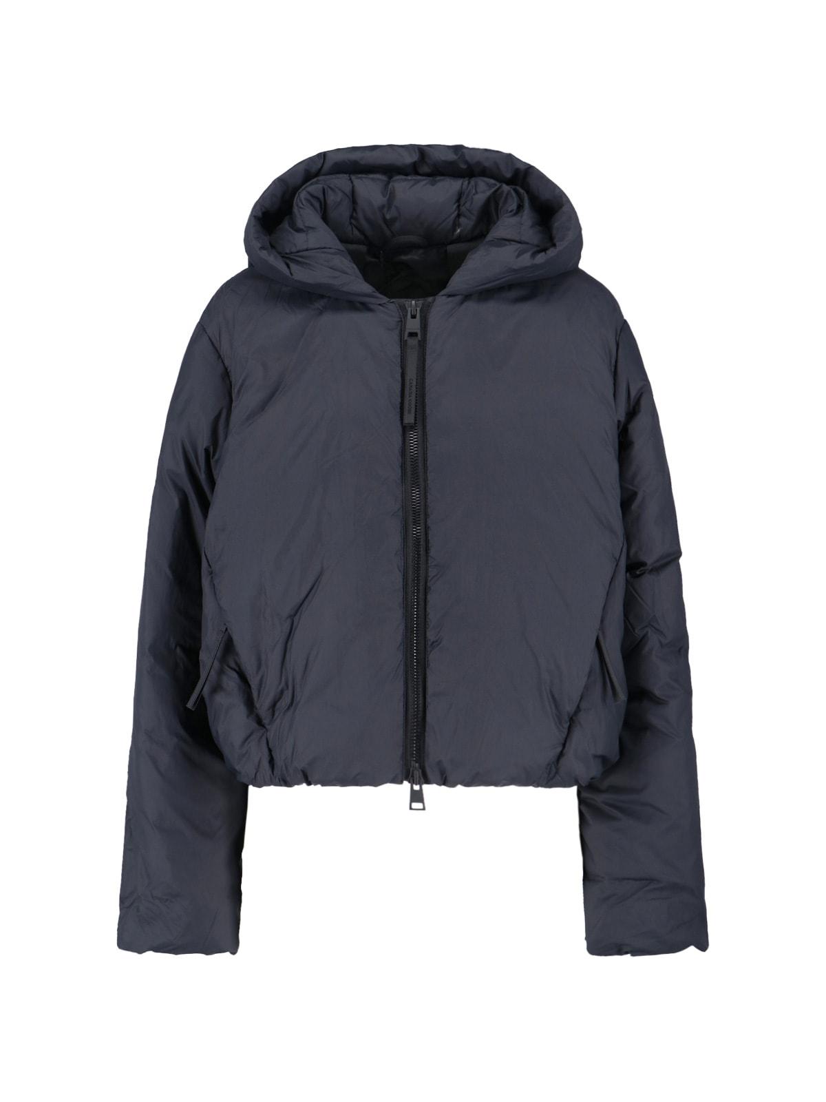 canada goose short down jacket elba down