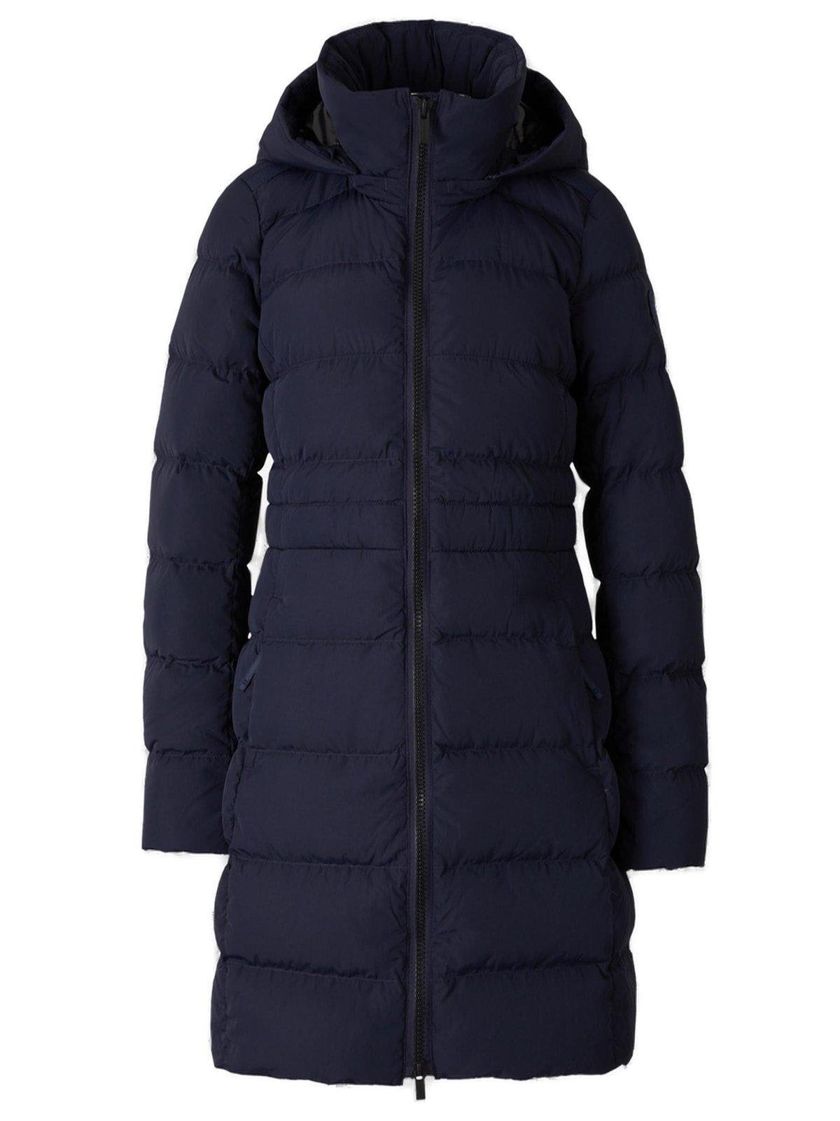 canada goose zip-up hooded padded parka