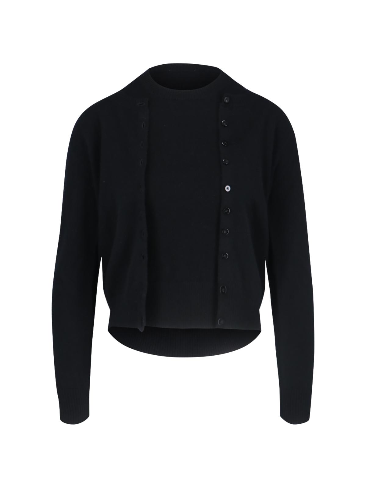 canessa sweaters black cashmere - women
