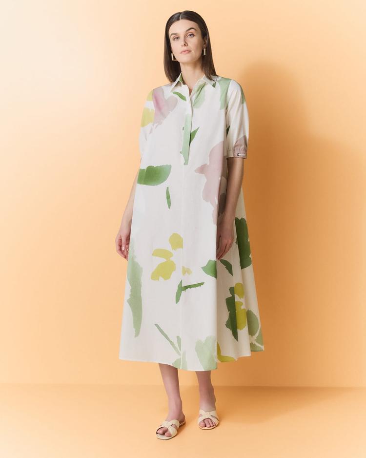 canter abstract print dress